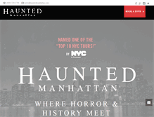 Tablet Screenshot of hauntedmanhattan.com